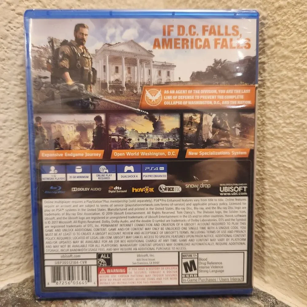 Game - The Division 2 [Tom Clancy's] (NEW) - PS4